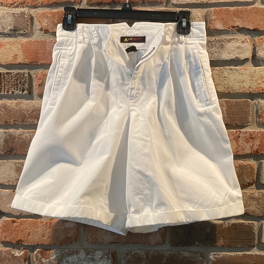Vintage Liz Claiborne Denim White Jeans  Shorts  Classic Petite 6